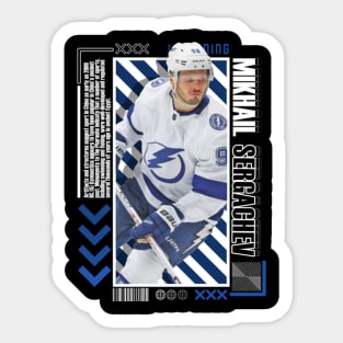 Mikhail Sergachev Paper Poster Version 10 Sticker